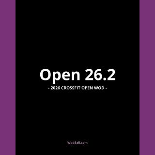 Open 26.2 workout placeholder