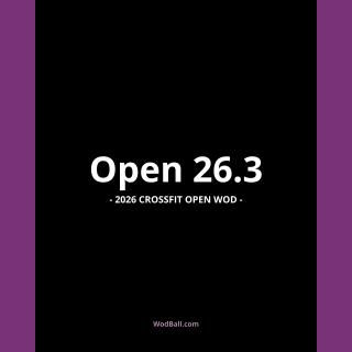 CrossFit WOD Open 26.3 placeholder