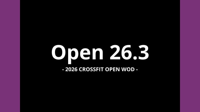 CrossFit WOD Open 26.3 placeholder