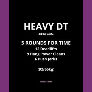 Heavy DT WOD plan