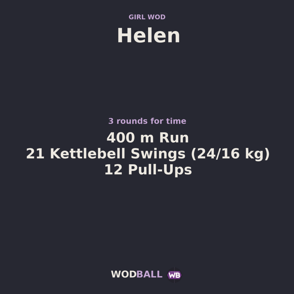Helen — programme du WOD