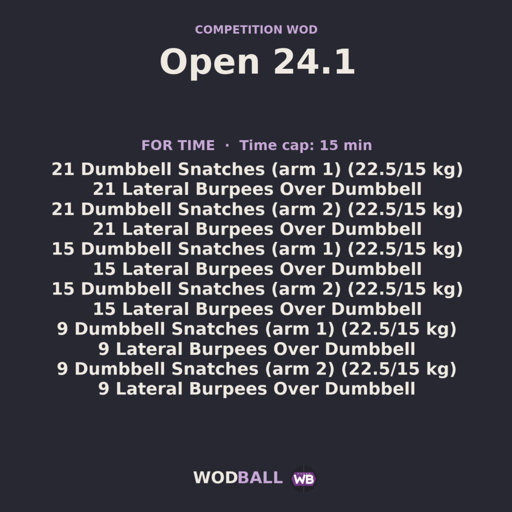 Open 24.1 &mdash; Wodball training resource.